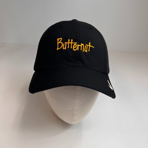Nike Hat Men One Size Swoosh Spell Out Butternut Drink Golf Run Hype Core Cap Ex